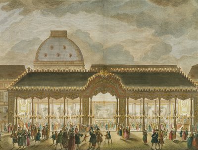 Perspective View of the Carousel Room, Constructed for the Occasion of the Marriage of Monseigneur Le Dauphin (detail), Engraved by Oubrier by French School